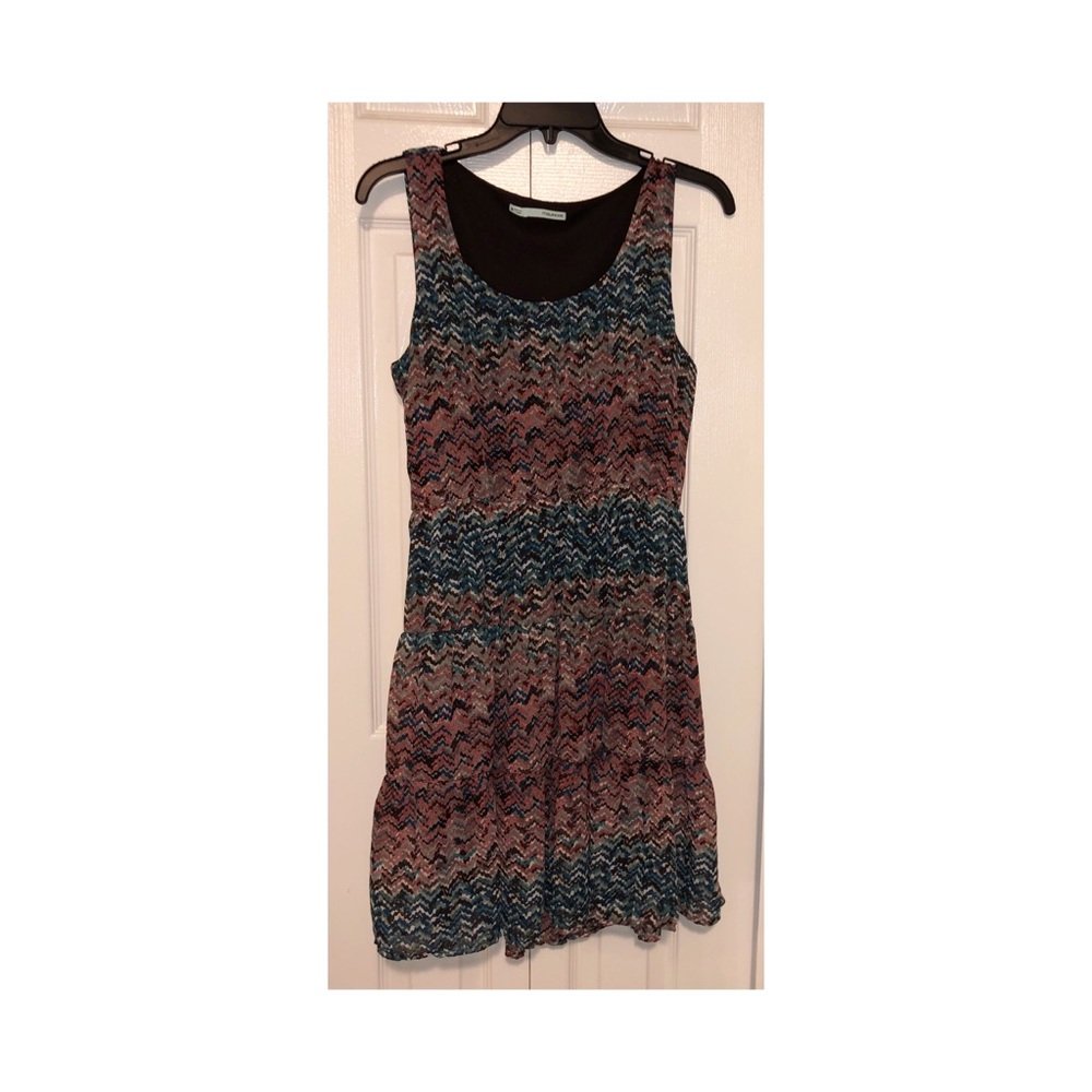 Multi colored skater dress
